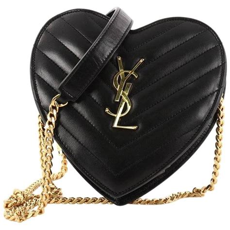 ysl leopard heart bag|saint laurent heart bag.